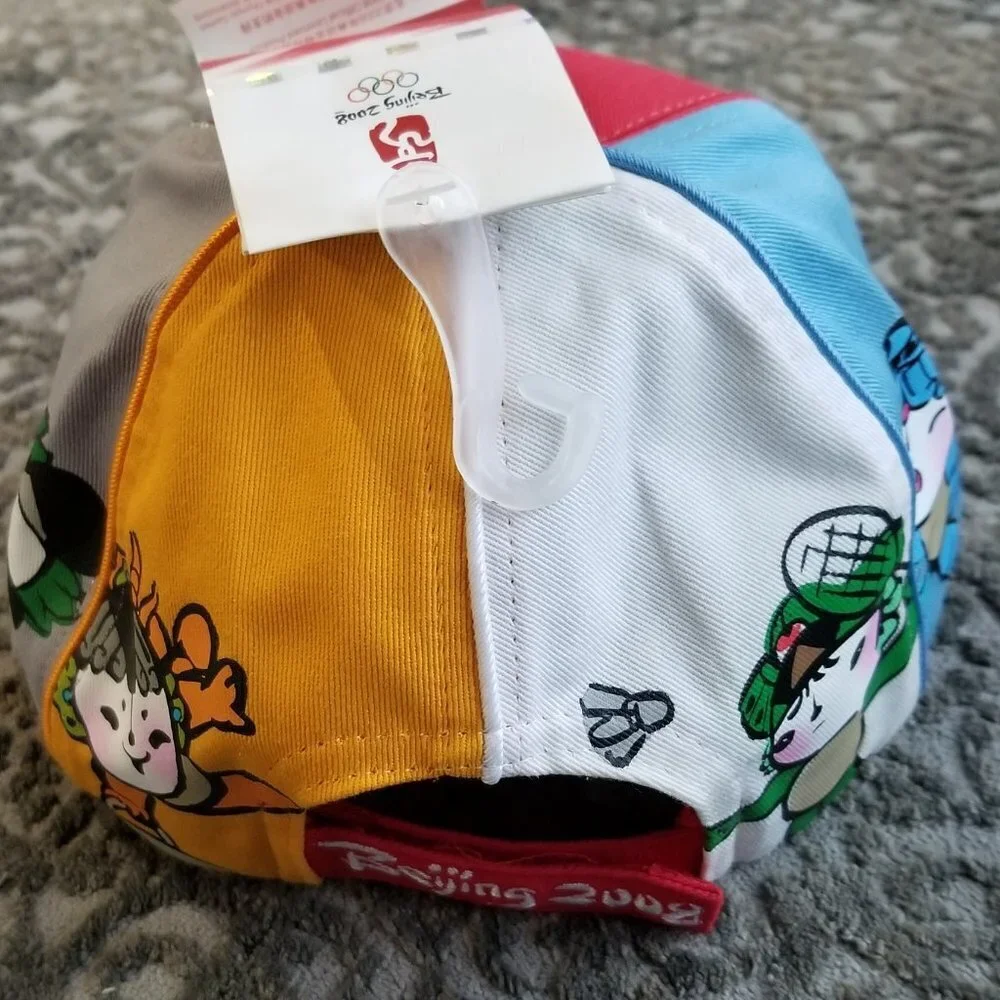 NWT 2008 Beijing Olympics Kids Baseball Hat-Rare